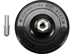 Dysk z rzepem VOREL 125mm M14 trzpień do szlifierki kątowej wiertarki PROFIL 08501