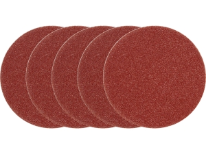 Krążki ścierne na rzep VOREL 125mm granulacja P60 zestaw 5 szt.uk 08556