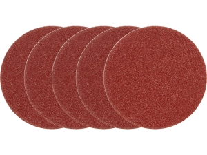 Krążki ścierne na rzep VOREL 125mm P36 samoprzyczepne 5 szt. do drewna 08565