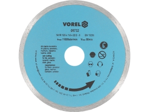 Tarcza diamentowa 125mm, segment ciągły VOREL 08732