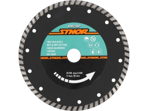 Tarcza diamentowa STHOR turbo 180x22 2mm do cięcia na sucho i mokro 08792