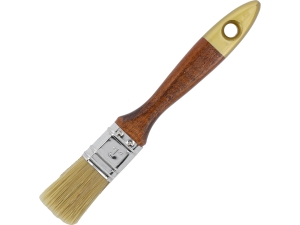 Pędzel malarski VOREL angielski płaski 25mm do farb gruntów lakierowany 09531