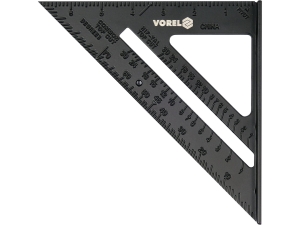 Kątownik uniwersalny VOREL aluminiowy ze stopką 250mm ciesielski 18377