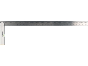 Kątownik metalowy VOREL 700mm ze stopką i libellą 18382