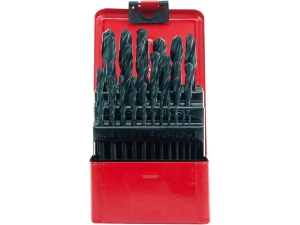Zestaw wierteł do metalu STHOR HSS 25 szt. 1 do 13mm walcowe 22250