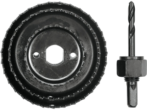 Wycinarka do otworów VOREL w drewnie zestaw 4 szt.uki 51mm 76mm 89mm 22565