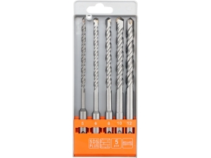 Zestaw wierteł do betonu STHOR 5 szt. SDS plus 5 6 8 10 12mm 160mm 23988
