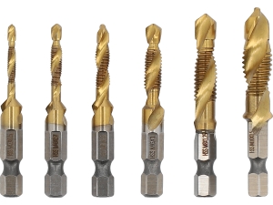 Zestaw gwintowników STHOR 6 szt. do metalu M3 M10 uchwyt HEX 1/4'' 24200