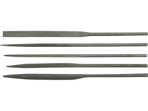 Zestaw pilników iglaków VOREL 5 szt.uk 150mm do precyzyjnej obróbki 25370