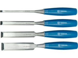 Zestaw dłut stolarskich VOREL 4 szt.uki płaskie do drewna 6 12 18 24mm 25530