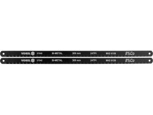 Brzeszczoty bimetalowe VOREL zestaw 2 szt. 300mm do metalu M42 27542