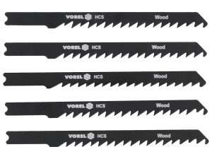 Brzeszczot do wyrzynarki VOREL 100mm 5 szt. do drewna uchwyt typ U 27830