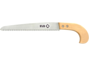 Piła ogrodnicza ręczna FLO 250mm do obcinania gałęzi drewniana rękojeść 28640