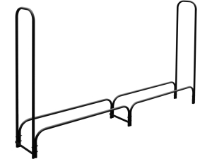 Stojak na drewno VOREL opałowe kominkowe stalowy metalowy 200x25x115cm 33301