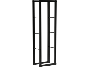 Stojak na drewno VOREL kominkowe opałowe metalowy stalowy 40x25x100cm 33311
