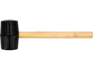 Młotek gumowy VOREL do kostki brukowej drewniany trzonek 450g 55mm 33650