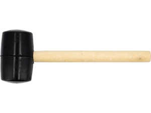 Młotek gumowy VOREL do kostki brukowej drewniany trzonek 0.7kg 70mm 33900