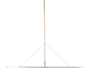Zgarniacz brukarski listwowy VOREL 200cm łata do podsypki aluminiowy 35030