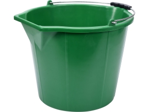 Wiadro ogrodnicze FLO 15L okrągłe plastikowe z podziałką 35600