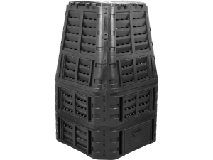Kompostownik ogrodowy FLO 1000L czarny jednokomorowy duży 35625