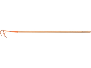 Pazurki ogrodowe FLO metalowe 3 zęby długość 138cm trzonek drewniany 35705