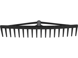 Grabie do siana FLO plastikowe do liści 18 zębów szerokość robocza 59cm 35789