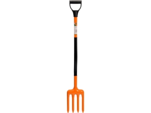 Widły ogrodowe FLO 4 zęby metalowe do ziemi siana długość 120cm 1.8kg 35817