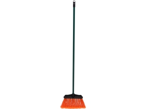 Miotła ogrodowa FLO ręczna z tworzywa szt.ucznego metalowy trzonek 35906