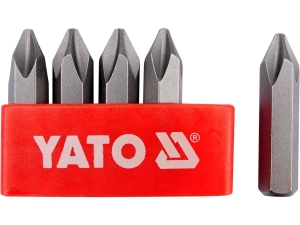 Zestaw bitów udarowych YATO 5 szt. 32mm końcówki ph3 do wkrętaka HEX YT-2811
