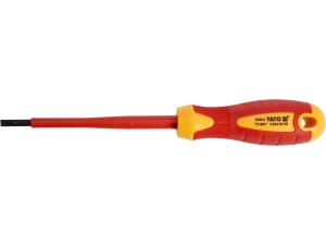 Wkrętak płaski izolowany YATO 4x100mm 1000V końcówka magnetyczna YT-2817