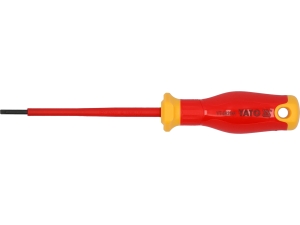 Wkrętak izolowany YATO slim 3.0x100mm 1000V płaski do elektryki YT-282641