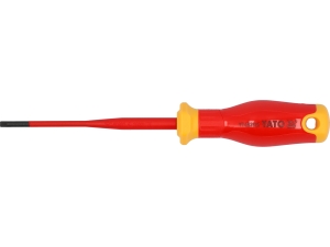 Wkrętak izolowany YATO extra slim płaski 3.5x100mm 1000V stal s2 YT-282642