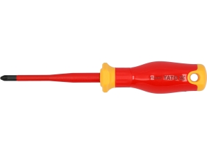 Wkrętak izolowany YATO extra slim pz2x100mm do elektryki precyzyjny YT-282657