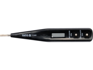 Próbnik napięcia YATO elektryczny tester 12-250V wyświetlacz lcd 130mm YT-2861