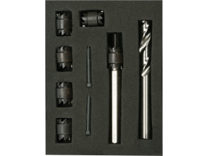 Zestaw rozwiertaków YATO do zgrzewów 9 szt.uk frezy koronkowe 8 i 10mm YT-28920