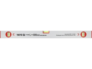 Poziomica aluminiowa YATO murarska 3 libelki 60cm 0.6m YT-3002
