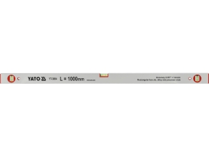 Poziomnica aluminiowa YATO 1000mm 1m 3 libelle budowlana murarska YT-3004