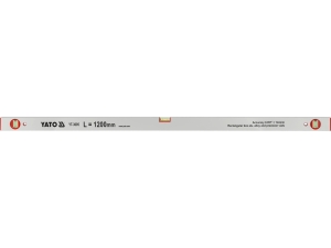 Poziomnica aluminiowa YATO 1200mm 1.2m 3 libelle budowlana murarska YT-3005