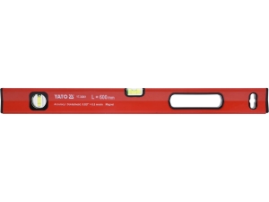 Poziomica magnetyczna YATO budowlana 60cm aluminiowa 2 libelle YT-30061