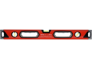 Poziomnica aluminiowa YATO 600mm 3 libelle z dwoma uchwytami 0.5 mm/M YT-30071