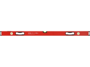 Poziomnica aluminiowa YATO 1200mm z uchwytami i 3 libelkami YT-30084