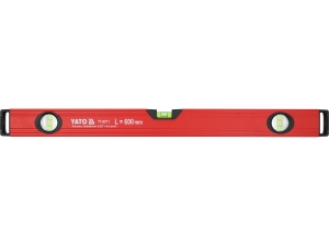 Poziomnica aluminiowa YATO libella długość 600mm 3 libelki YT-30111