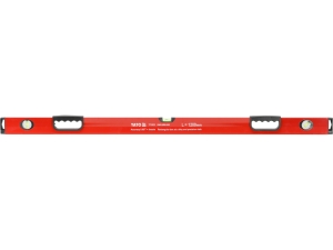 Poziomica aluminiowa YATO 120cm 1.2m 3 libelle dokładna dwa uchwyty YT-3025
