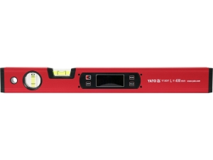 Poziomnica elektroniczna YATO 400mm magnetyczna 2 libelle podświetlenie YT-30397