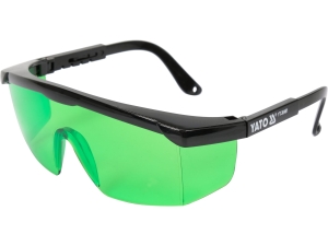 Okulary laserowe YATO zielone do lasera ochronne z etui YT-30461