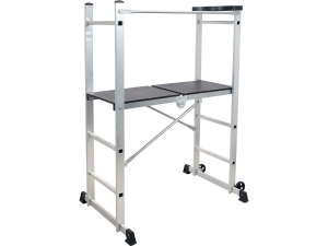 Rusztowanie aluminiowe YATO składane z podestem roboczym 150kg obciążenia YT-30610