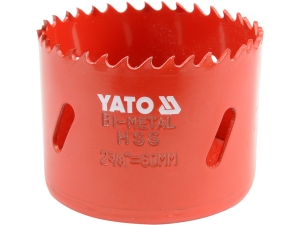 Otwornica do metalu drewna YATO 60mm koronka PCV tworzywa szt.uczne YT-3329