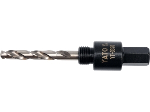 Uchwyt do otwornic YATO adapter HEX do wiertarki 14-30mm wiertło YT-3370