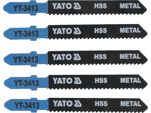 Brzeszczoty do wyrzynarki YATO teowe t HSS 75mm do metali kolorowych 5 szt. YT-3413