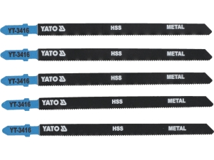 Brzeszczoty do wyrzynarki YATO teowe t HSS do metalu 130mm 5 szt.uk YT-3416
